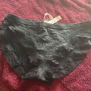 Victoria's Secret Black Lace Hipster Underwear